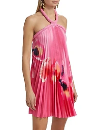 Fixby Floral Pleated Minidress
