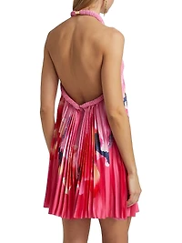 Fixby Floral Pleated Minidress