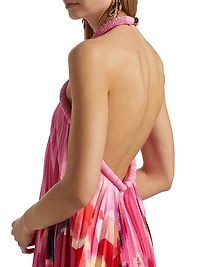 Fixby Floral Pleated Minidress