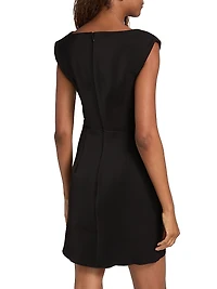 Lamberton Wrap-Effect Minidress