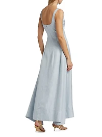 Harmeston Scoopneck A-line Maxi Dress