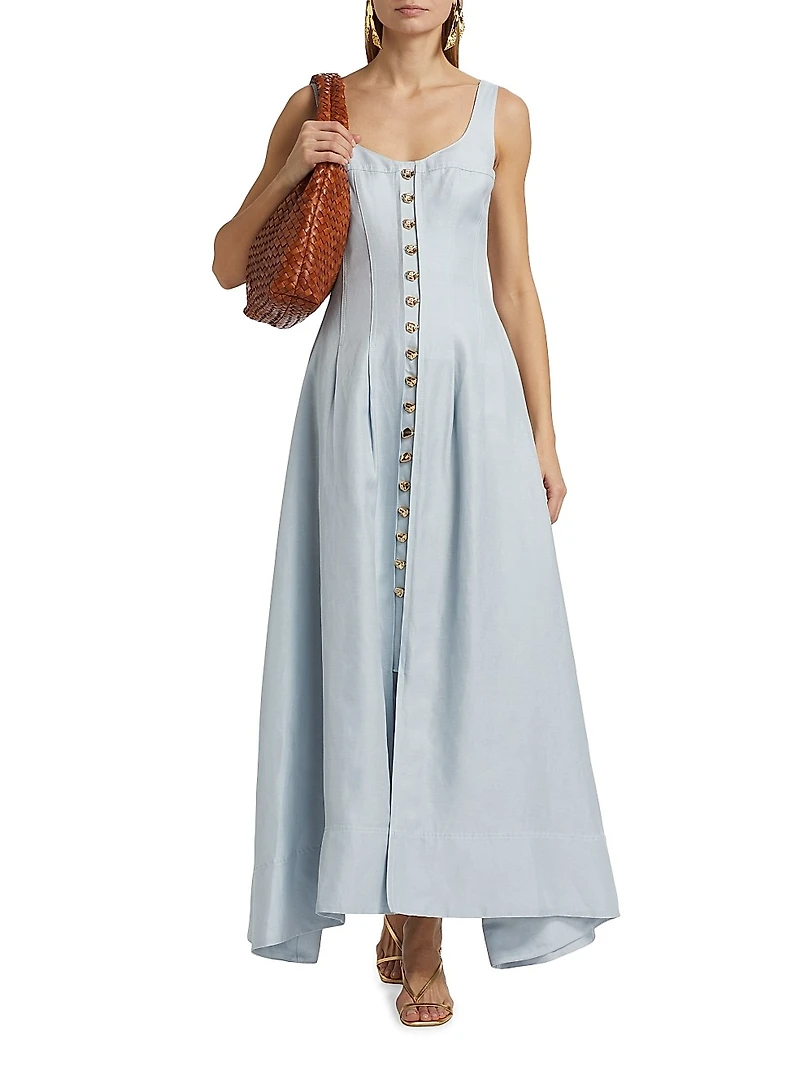 Harmeston Scoopneck A-line Maxi Dress