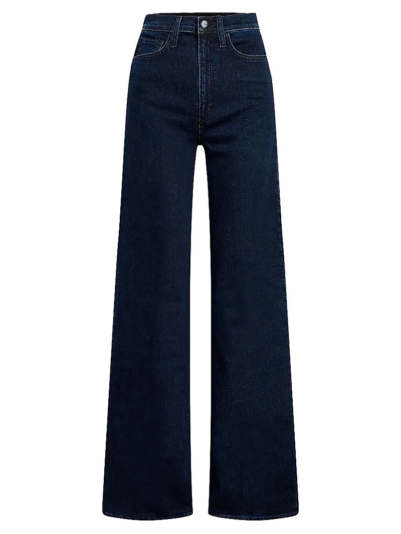 Petite Mia High-Rise Wide-Leg Jeans