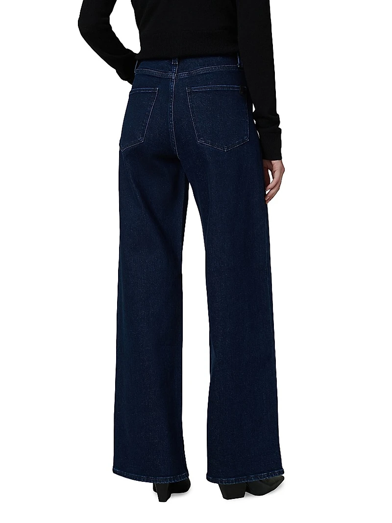 Petite Mia High-Rise Wide-Leg Jeans