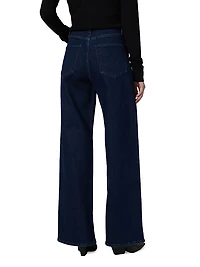 Petite Mia High-Rise Wide-Leg Jeans