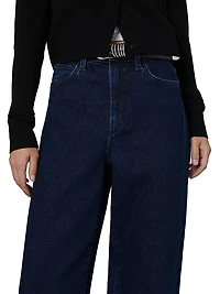 Petite Mia High-Rise Wide-Leg Jeans