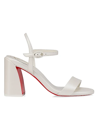 Miss Jane 85MM Leather Sandals