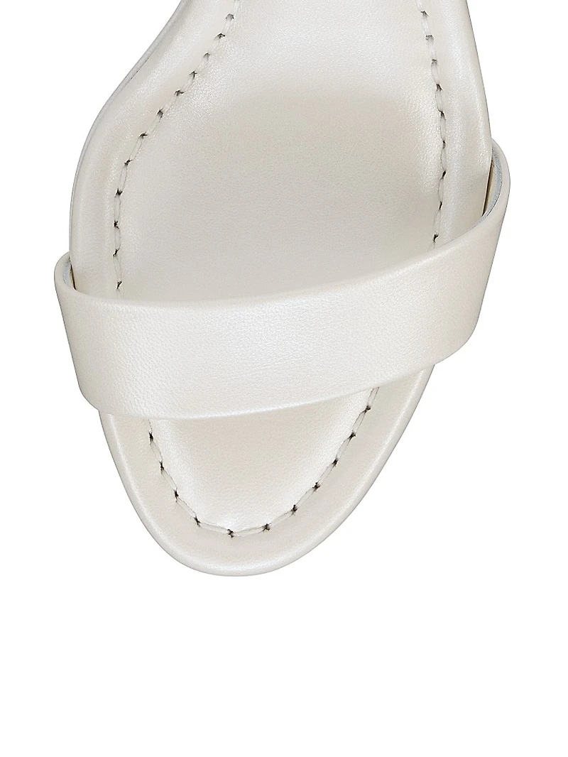 Miss Jane 85MM Leather Sandals