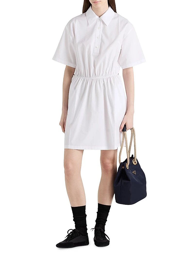 Poplin Mini-Dress