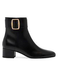 Bemeri 40MM Leather Ankle Boots