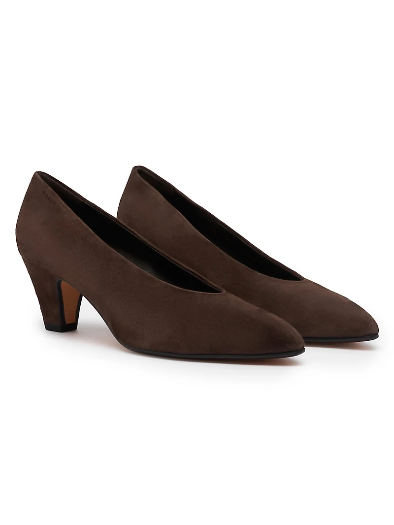 Aline 55MM Suede Pumps