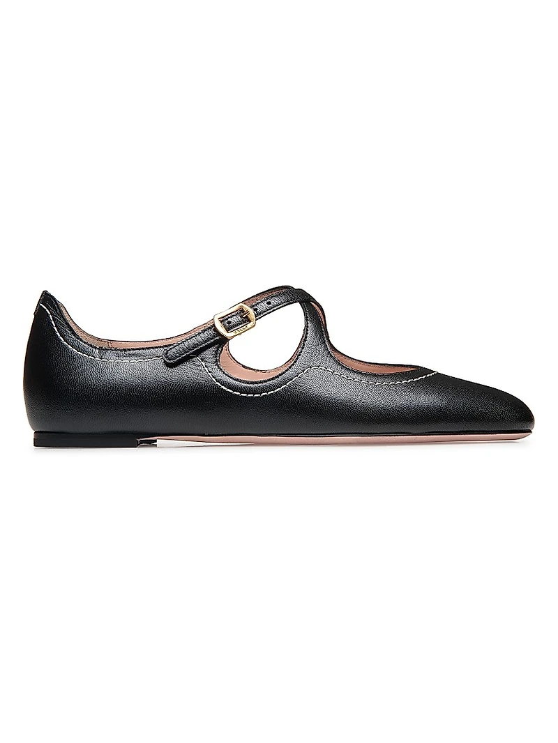 Beliska Leather Ballet Flats