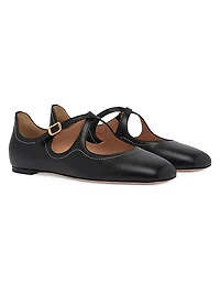 Beliska Leather Ballet Flats