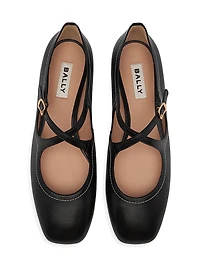 Beliska Leather Ballet Flats