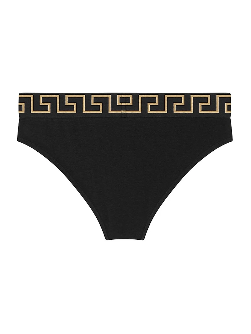 Stretch Cotton Logo Briefs