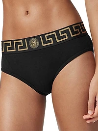 Stretch Cotton Logo Briefs