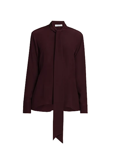 CDC Silk Tieneck Shirt