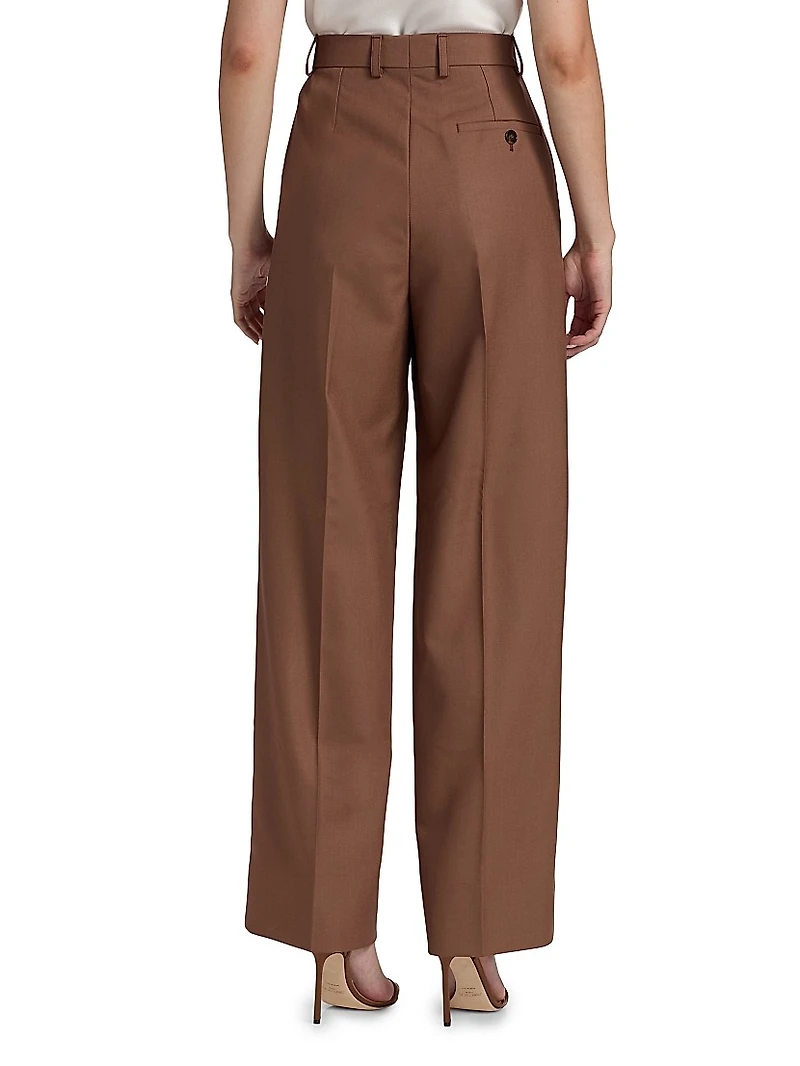 Loose Wool Trousers