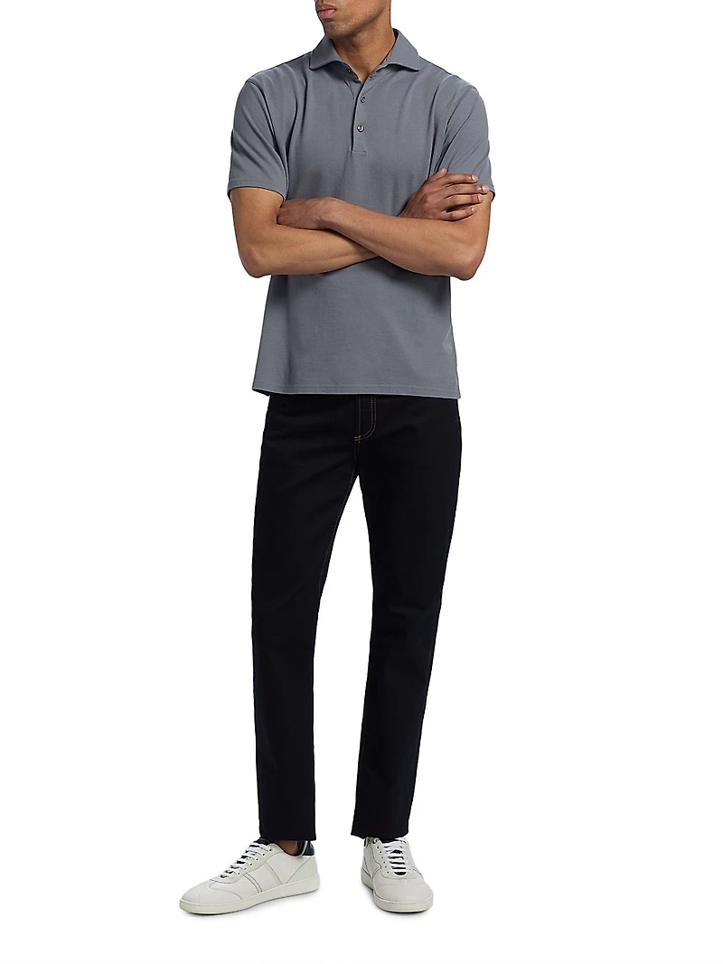 COLLECTION Knit Piqué Polo Shirt