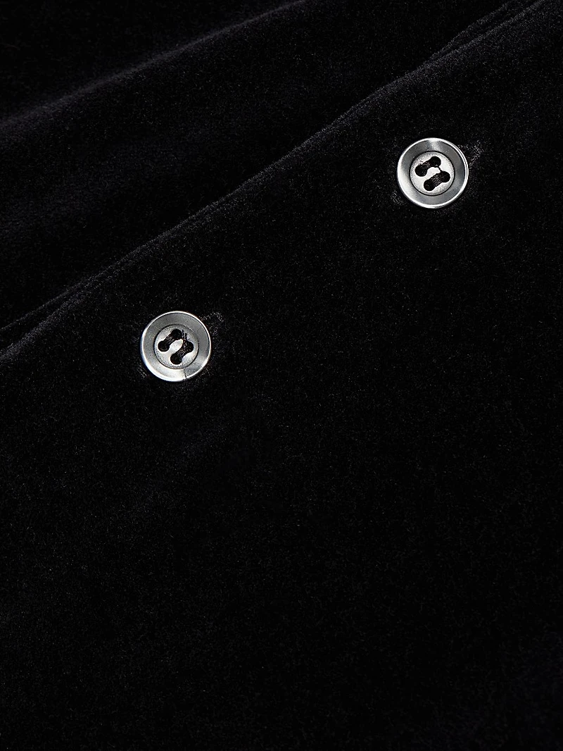 COLLECTION Velvet Knit Polo Shirt