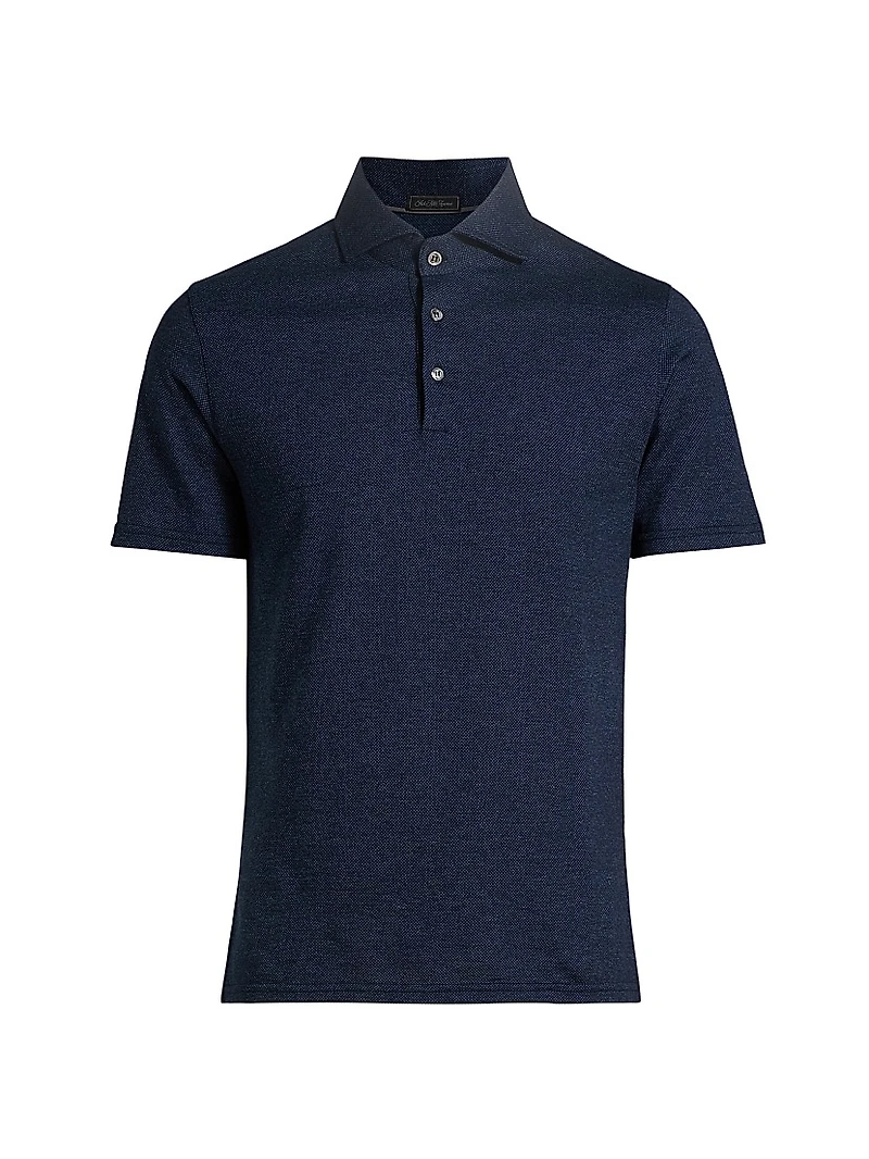 COLLECTION Birdseye Short-Sleeve Polo Shirt