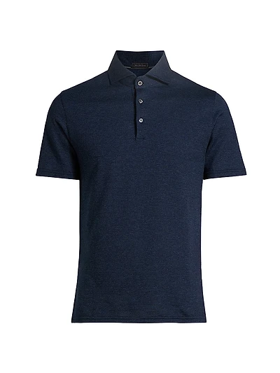 COLLECTION Birdseye Short-Sleeve Polo Shirt