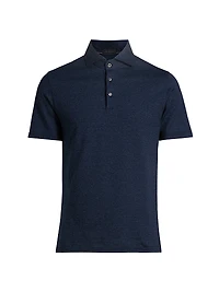 COLLECTION Birdseye Short-Sleeve Polo Shirt