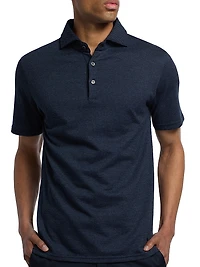 COLLECTION Birdseye Short-Sleeve Polo Shirt