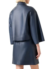 Dalia Leather Shacket