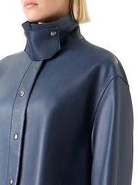 Dalia Leather Shacket