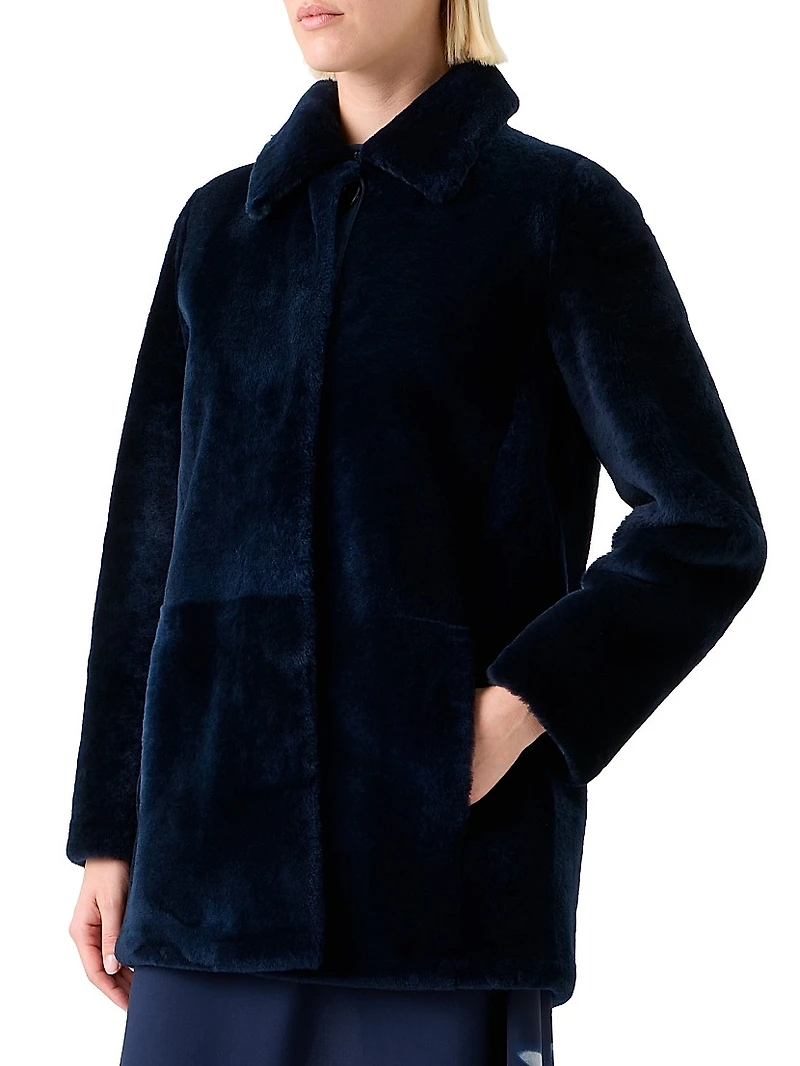 Yaron Shearling Short Coat