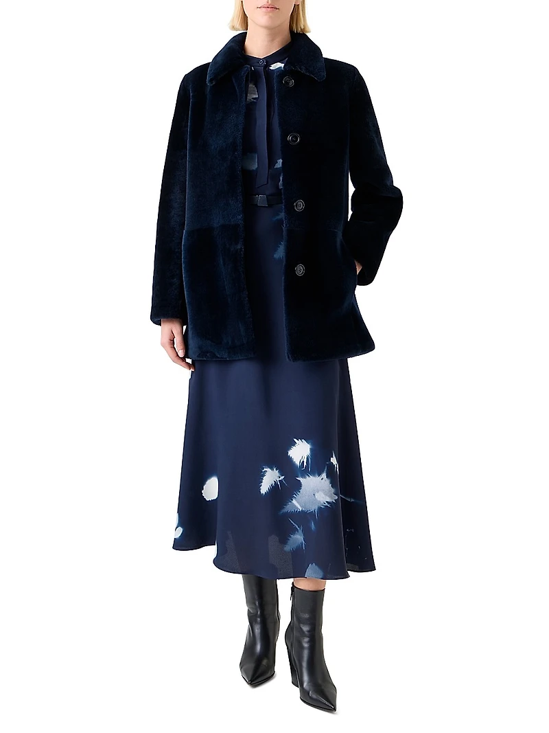 Yaron Shearling Short Coat