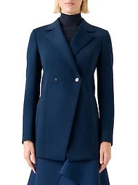 Duska Neoprene Double-Breasted Jacket