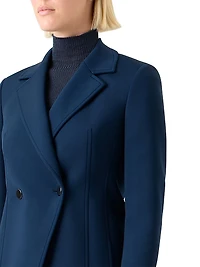 Duska Neoprene Double-Breasted Jacket