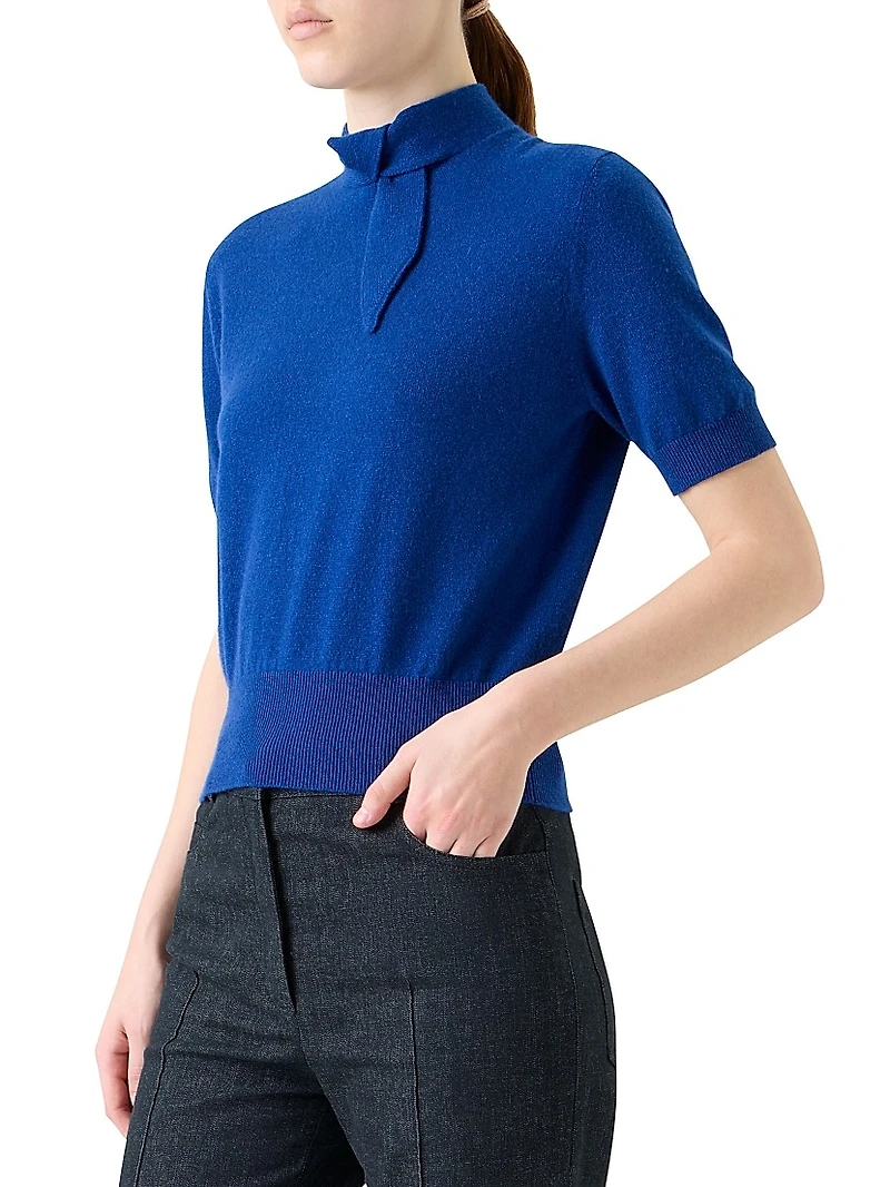 Tot Cashmere Knotted Top