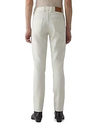 Stretch-Denim Mid-Rise Slim-Fit Jeans