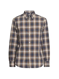 Benoit Cotton Check Shirt