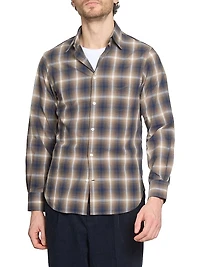 Benoit Cotton Check Shirt