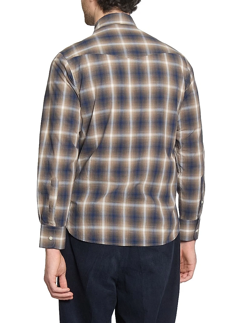 Benoit Cotton Check Shirt