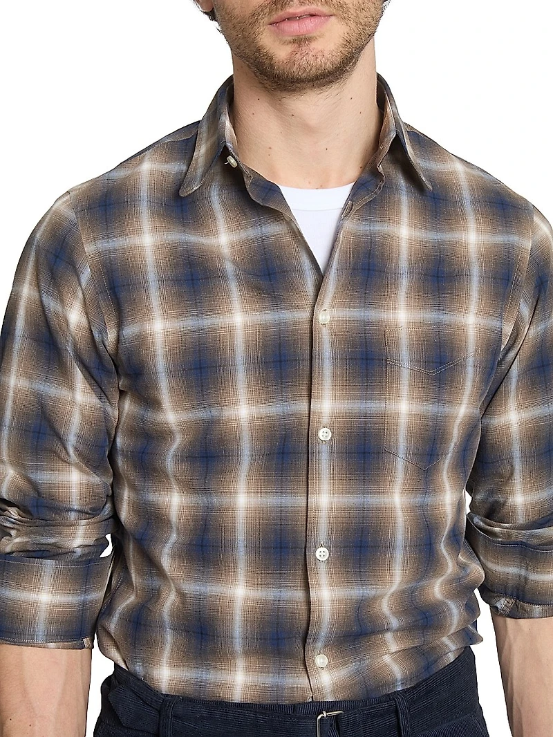Benoit Cotton Check Shirt