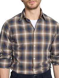 Benoit Cotton Check Shirt