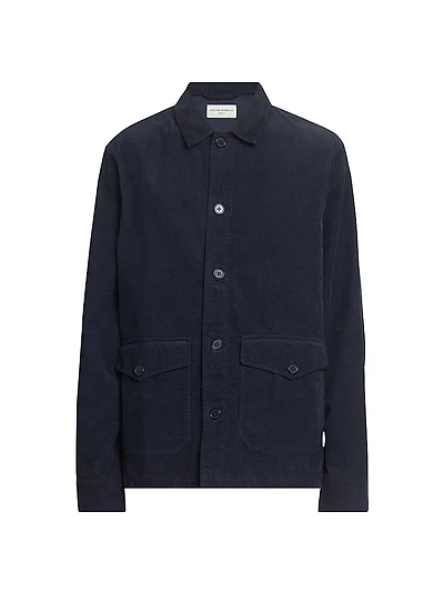 Ezel Garment-Dyed Cotton Corduroy Shirt