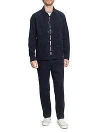 Ezel Garment-Dyed Cotton Corduroy Shirt