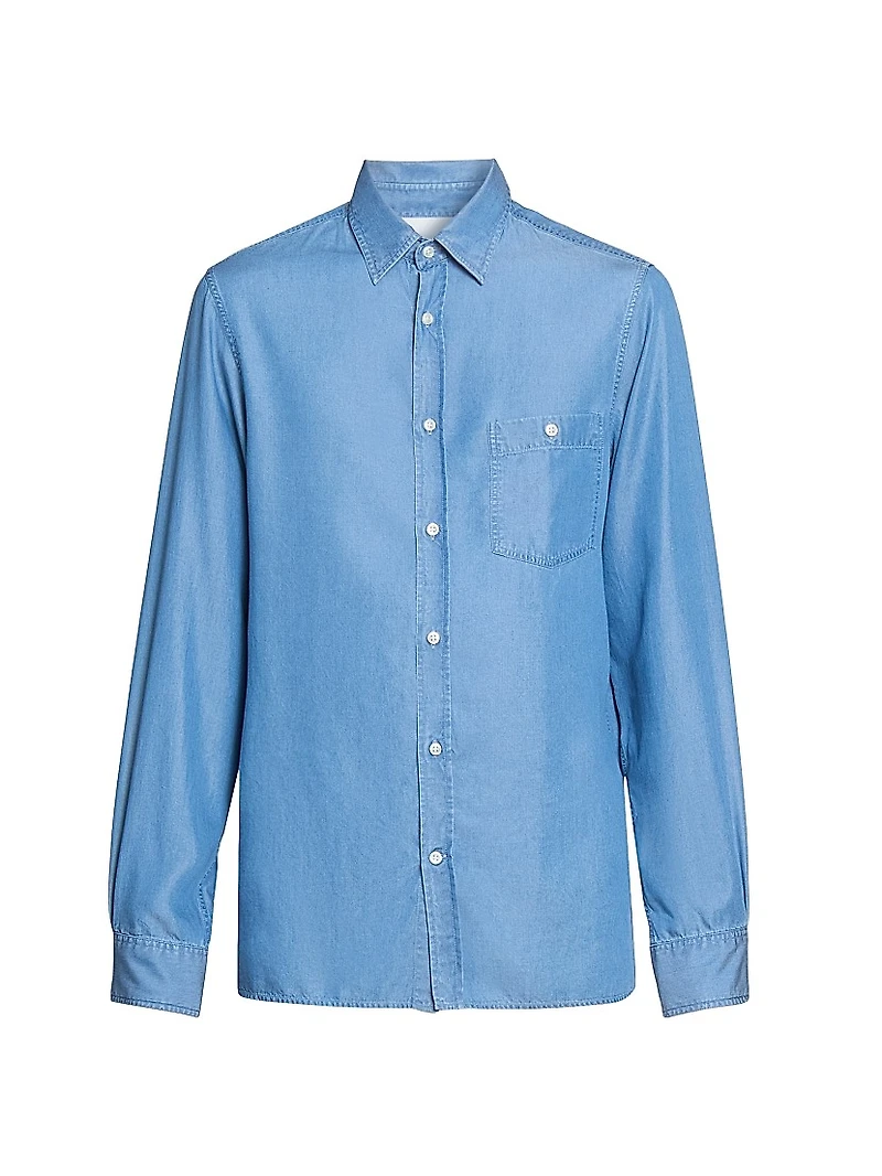 Alex Washed Button-Front Shirt