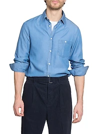 Alex Washed Button-Front Shirt