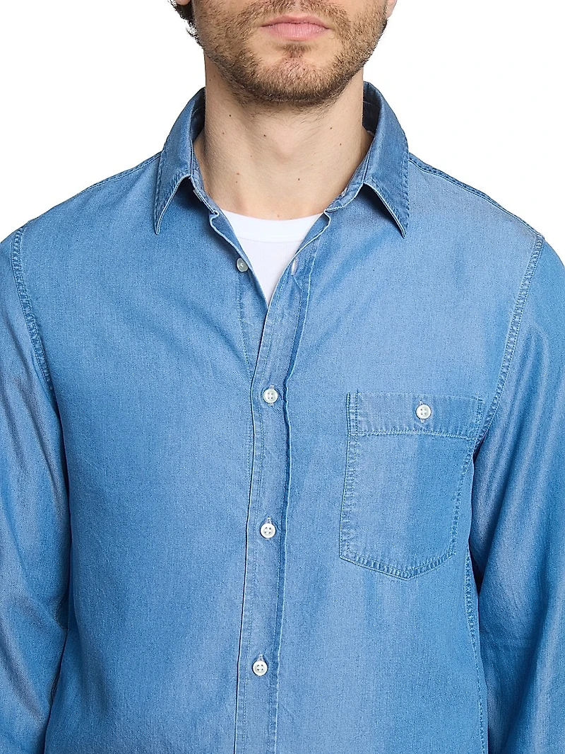 Alex Washed Button-Front Shirt