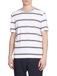 Striped Crewneck T-Shirt