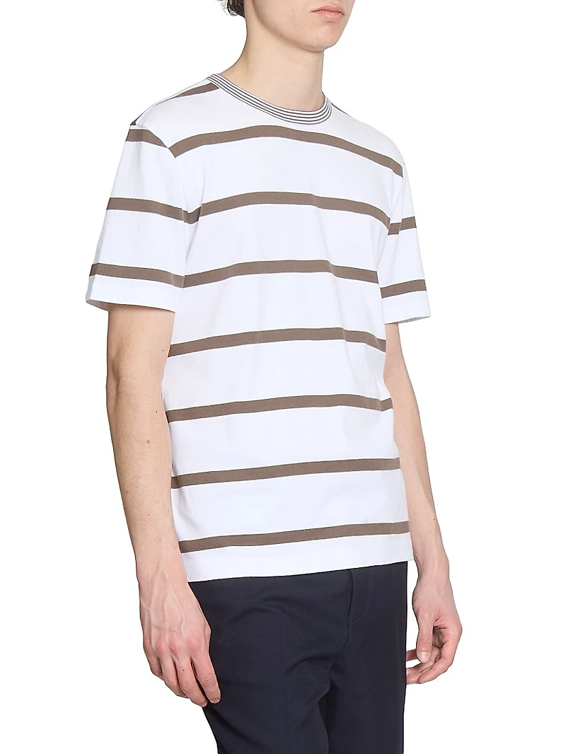 Striped Crewneck T-Shirt