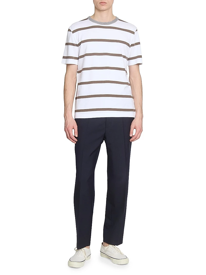 Striped Crewneck T-Shirt