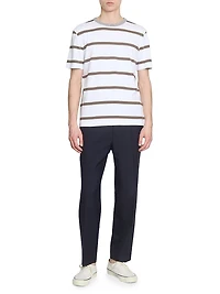 Striped Crewneck T-Shirt